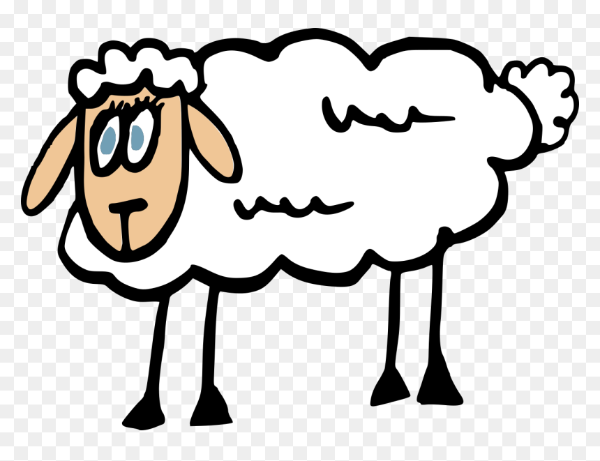 Cartoon Sheep 7 - Cartoon, HD Png Download - cartoon mouth png