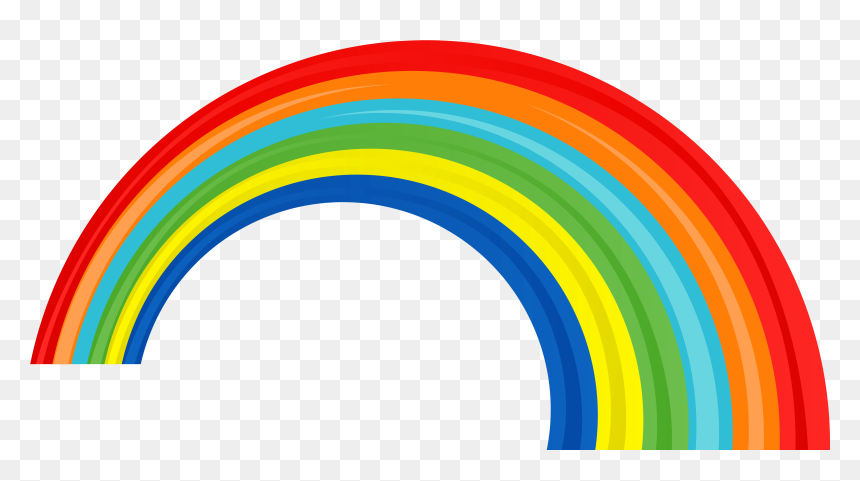 Download Rainbow Png Clipart - Rainbow Png, Transparent Png - rainbow png transparent background
