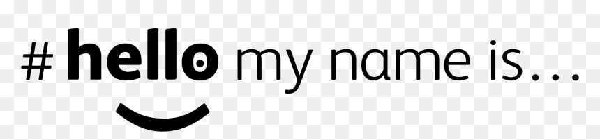 Hello My Name Is Logo Png, Transparent Png - hello my name is png
