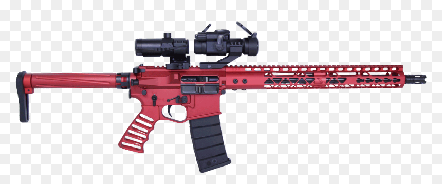 Transparent Ar15 Png - Ar 15 Furniture Kit Red, Png Download - ar15 png