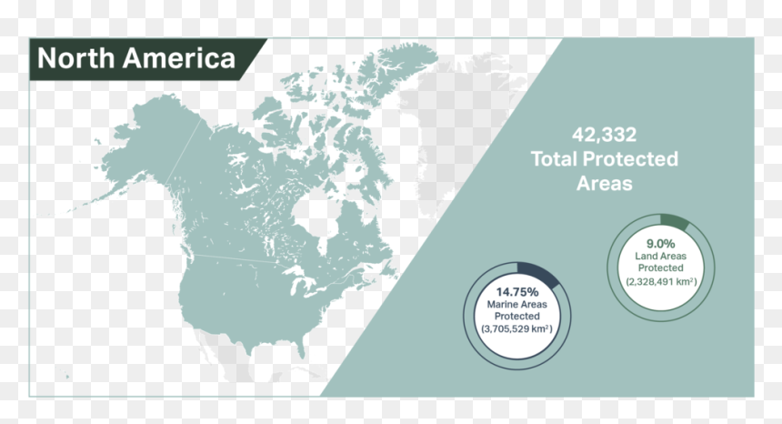 Unep-wcmc - North America Maps Png, Transparent Png - north america png