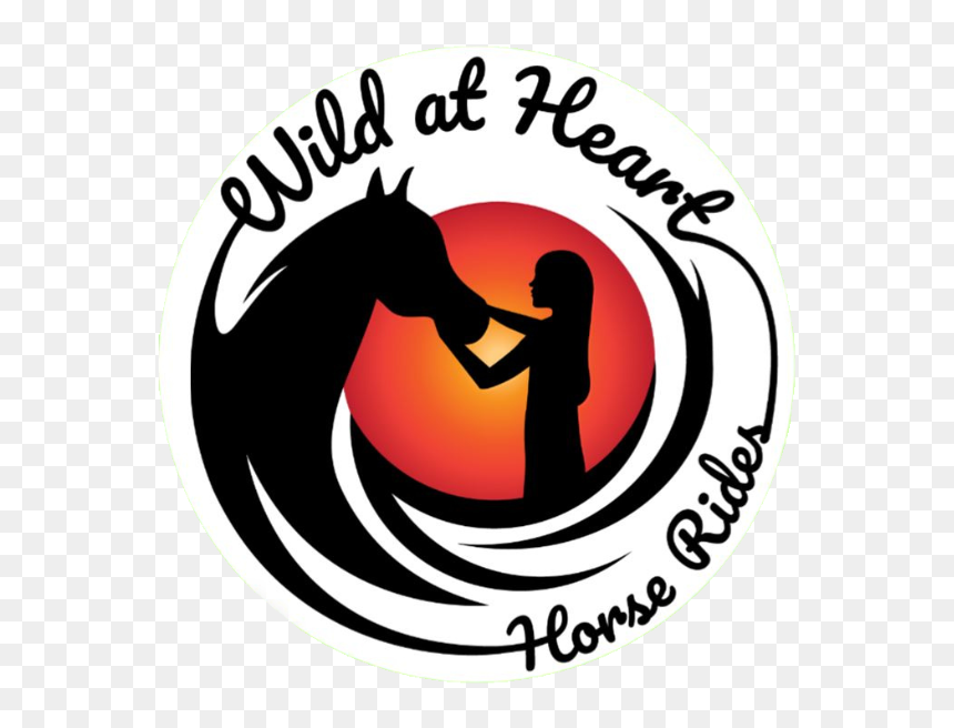 Wildatheartlogo - Heart And Horse, HD Png Download - heart silhouette png