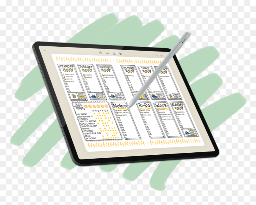 Zinnia Works With Ios And The Ipad And Apple Pencil, HD Png Download - journal png