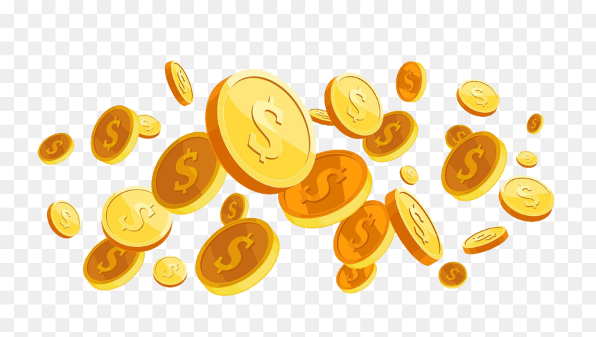 Golden Coins Png Transparent Image - Mario Bros Coins Png, Png Download - coins png