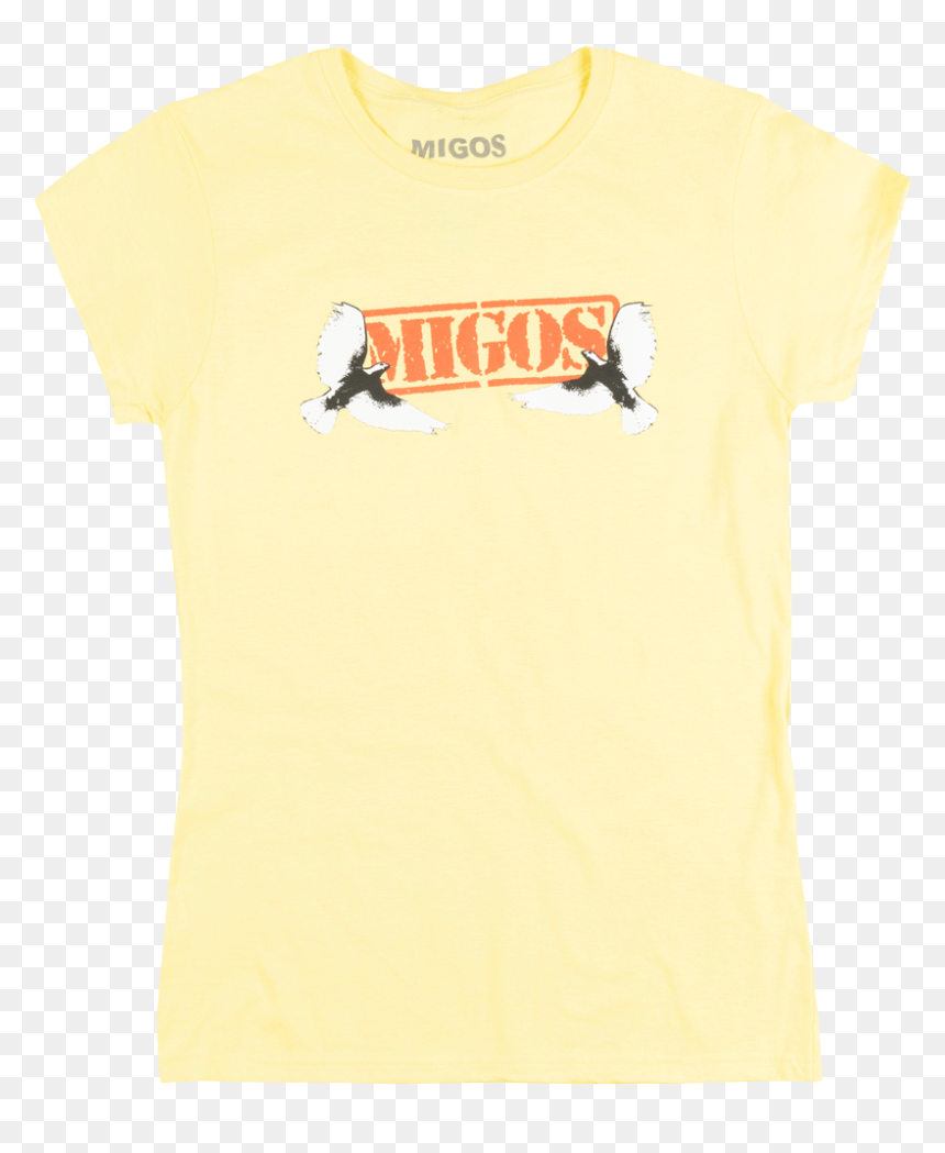 Migos Culture Ii Doves T-shirt Offset Quavo Takeoff - Active Shirt, HD Png Download - migos png