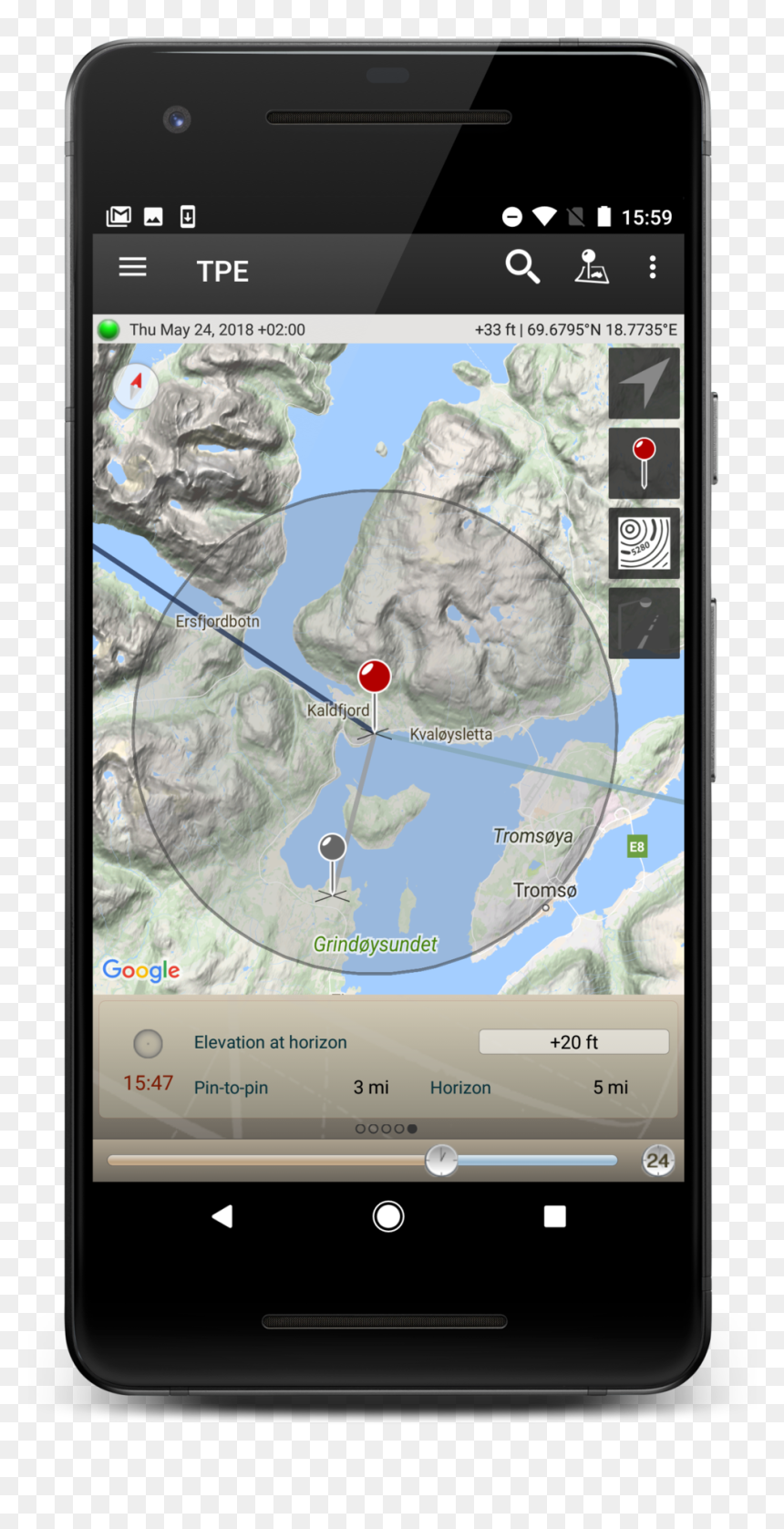 Pixel2 Tromso - Pixel 2, HD Png Download - map pin png
