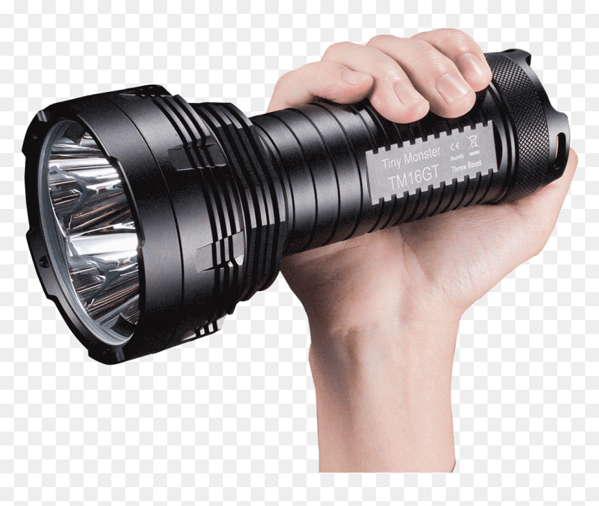 Nitecore Tm16gt Tiny Monster 3600 Lumen Flashlight - Мощные Фонарики, HD Png Download - flashlight png