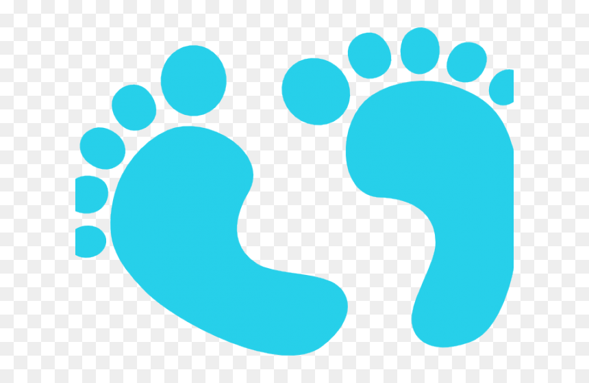 Footprints Clipart Baby Boy - Pink Footprints Clipart, HD Png Download - baby bottle png