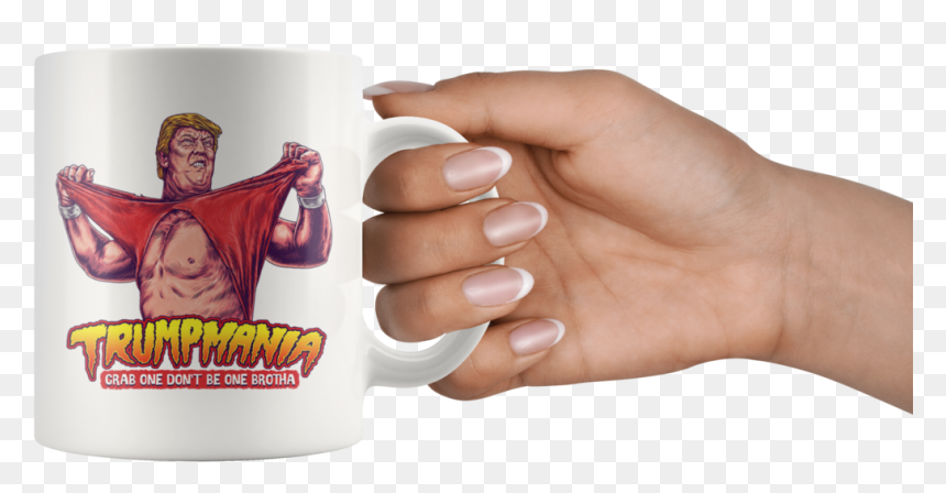 Trumpmania Funny Trump Hulk Hogan Wrestler Parody Mug - Portable Network Graphics, HD Png Download - hulk hogan png