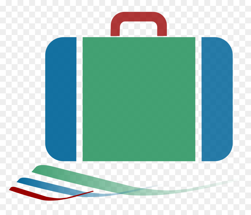 Luggage Clipart Blue Suitcase - Scalable Vector Graphics, HD Png Download - briefcase png
