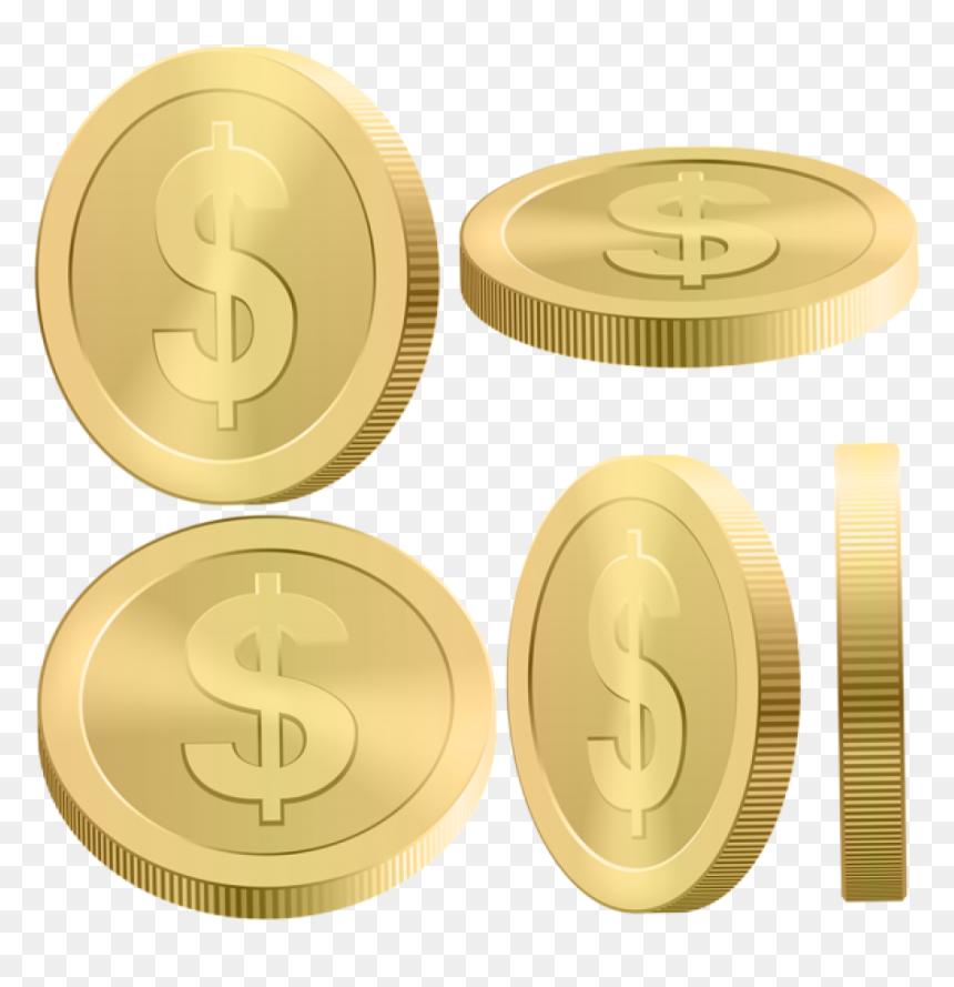 Gold Coins Png Image - Clip Art, Transparent Png - coins png