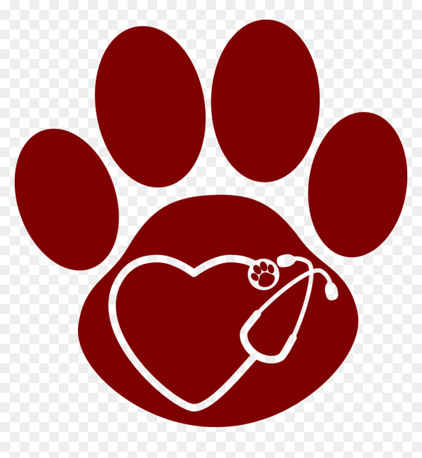 Paw With Stethoscope Decal - Bond Street Station, HD Png Download - paw prints png