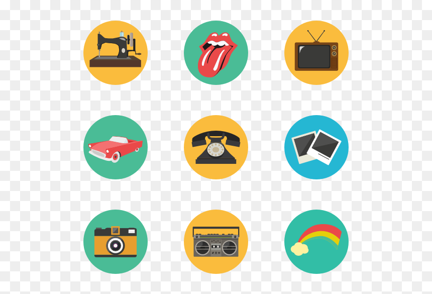 Achievement Icons Free, HD Png Download - retro png