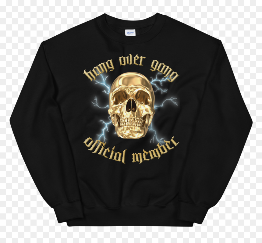 Insane Skull Shirt Mockup Front Flat Black, HD Png Download - lightening png