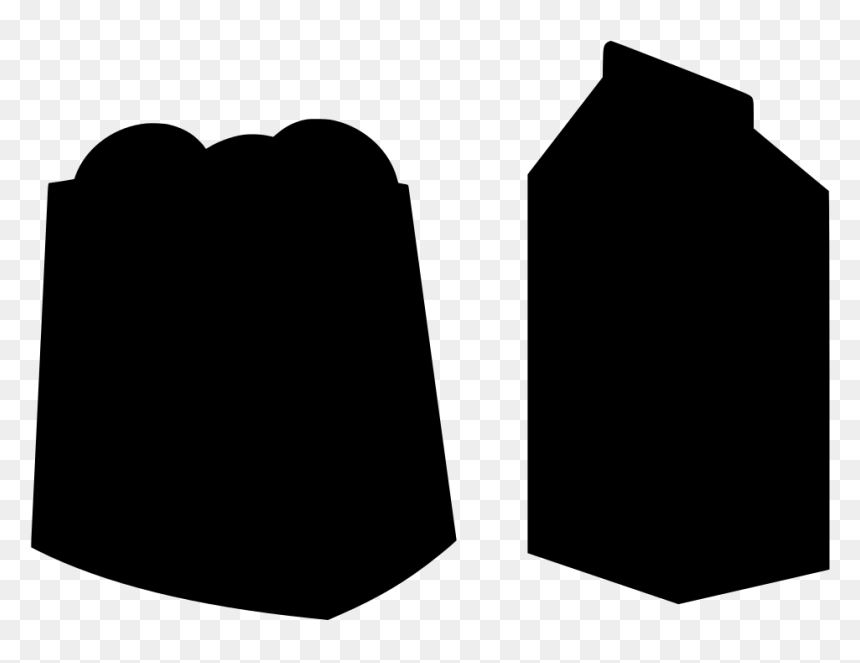 Milk Carton Silhouette, HD Png Download - milk carton png