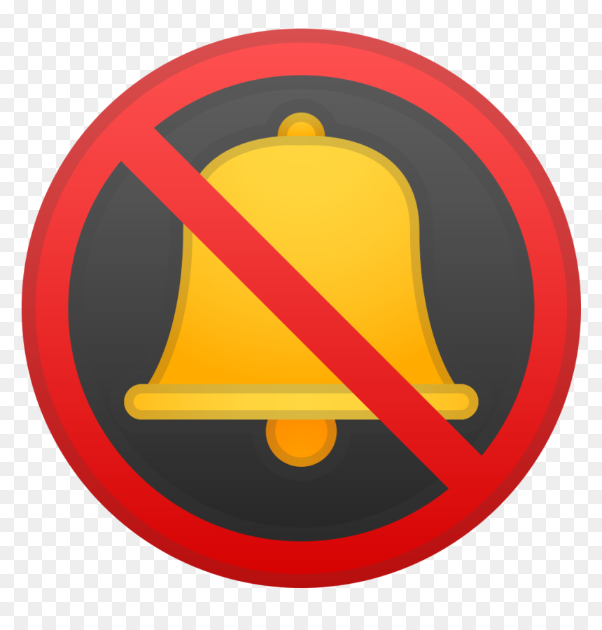 Bell With Slash Icon - Sino Emoji, HD Png Download - bell icon png