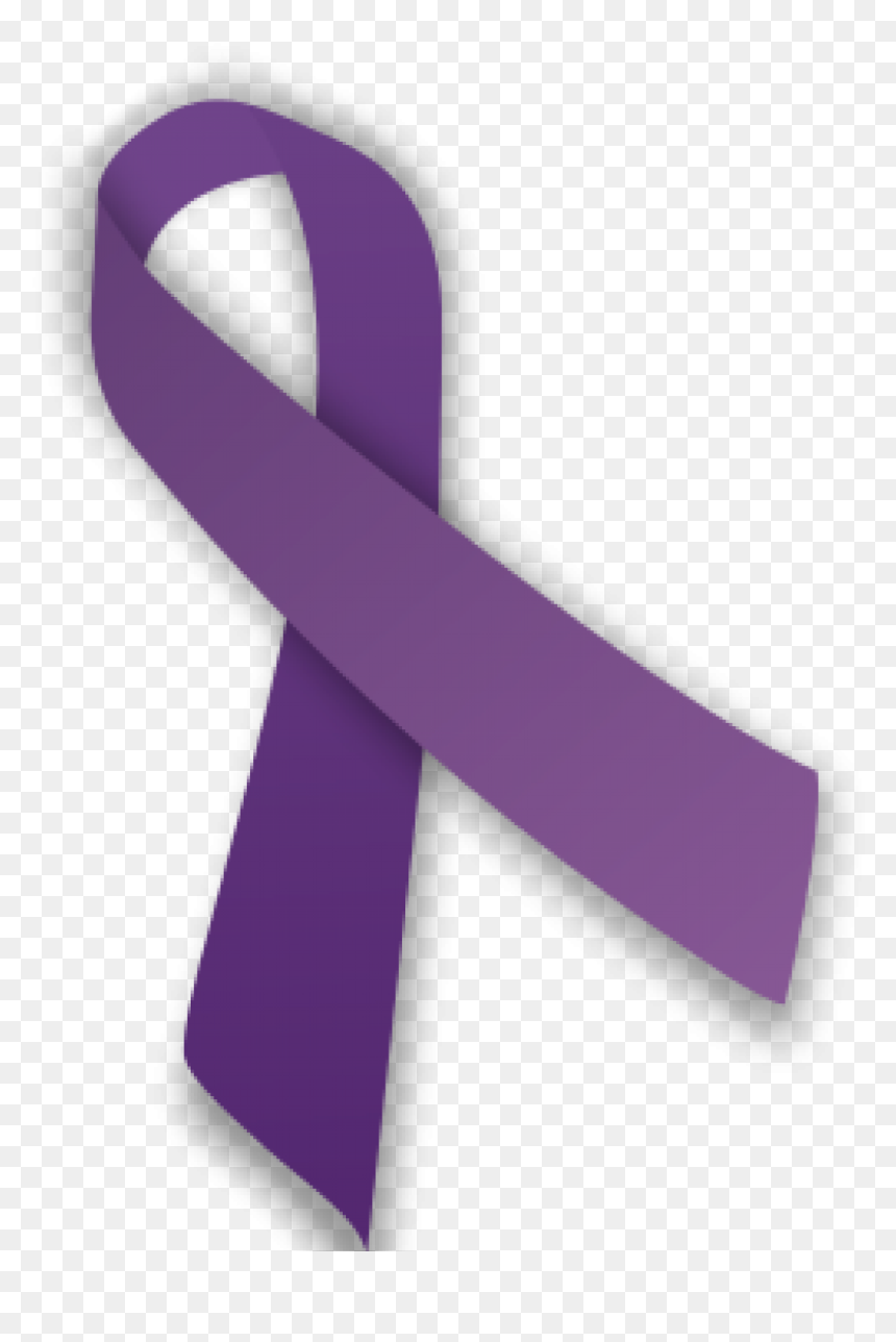 Relay For Life Purple Ribbon, HD Png Download - purple ribbon png