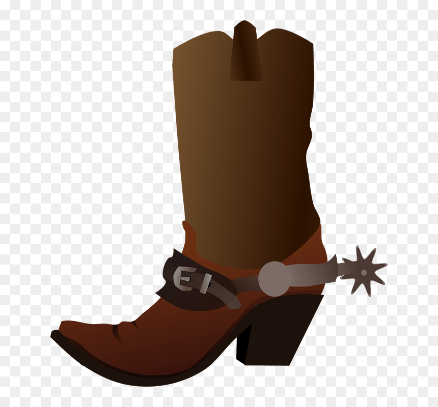 Cowboy Boot Shoe Transparent Png - Cowboy Boot Clipart Png, Png Download - boots png