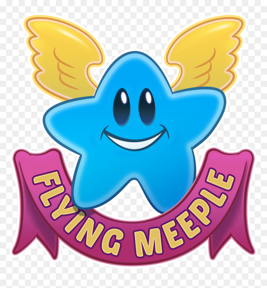 Flyingmeeple Logo-clip - Flying Meeple Logo, HD Png Download - games png