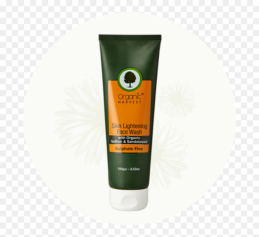 Skin Lightening Face Wash - Organic Harvest Skin Lightening Face Wash 100gm, HD Png Download - lightening png