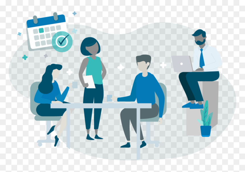 Illustration, HD Png Download - people sitting back png