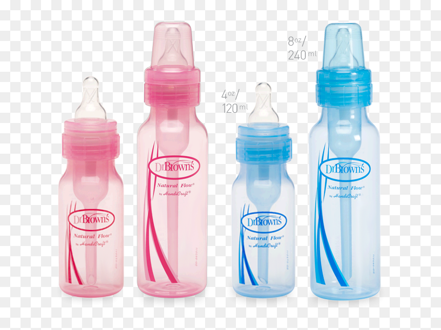 Dr Brown's Bottles, HD Png Download - baby bottle png