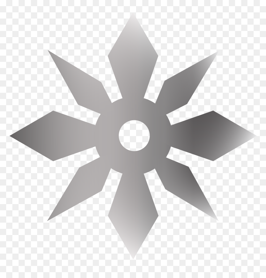 Transparent Ninja Star Png - Para Armar De Comida, Png Download - star vector png