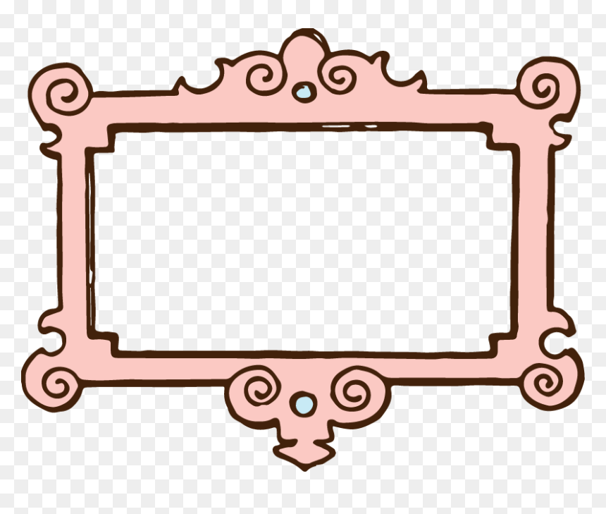 Frame Clipart Black And White, HD Png Download - vintage border png