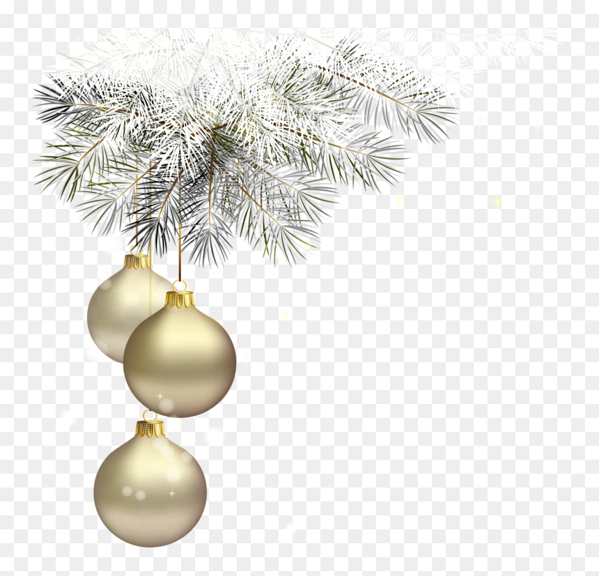 Transparent Adornos Png - Christmas Balls Silver Png, Png Download - christmas garland png
