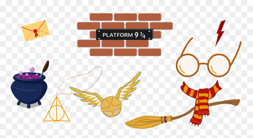 Harry Potter, HD Png Download - harry potter glasses png