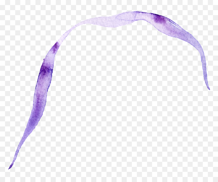 Purple Ribbon Transparent Decorative - Headband, HD Png Download - purple ribbon png