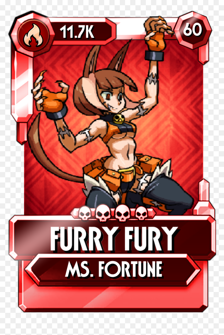 Tres Chic Valentine Skullgirls, HD Png Download - furry png