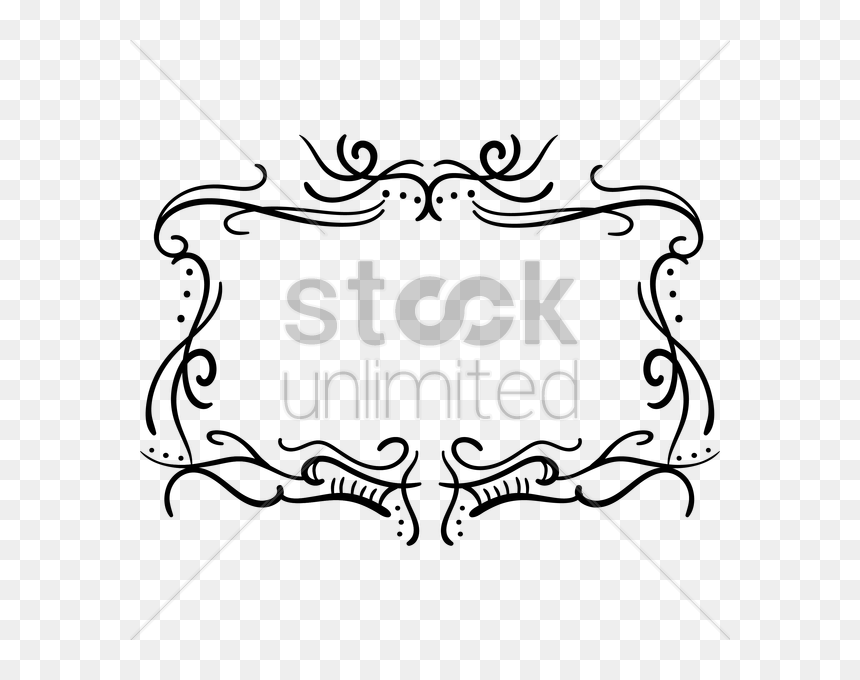 Download Vintage Border Frame Vector Clipart Clip Art - Vintage Border Hd Png, Transparent Png - vintage border png