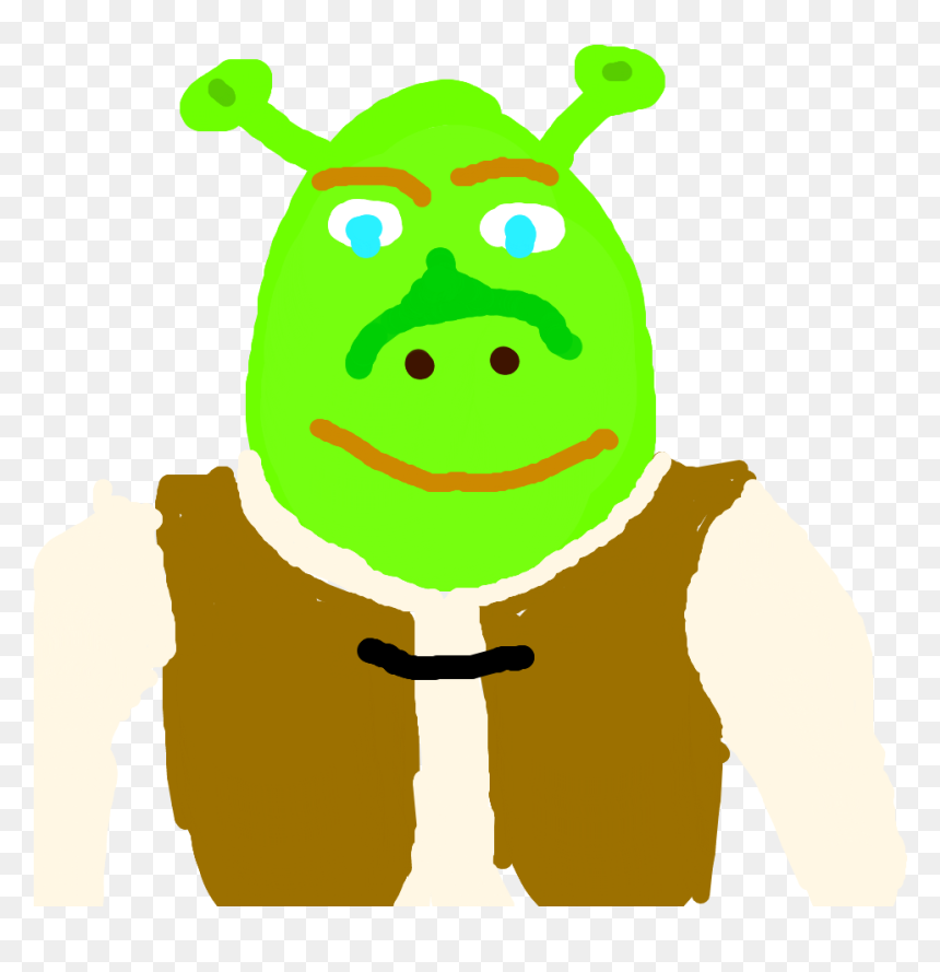Cartoon, HD Png Download - shrek face png