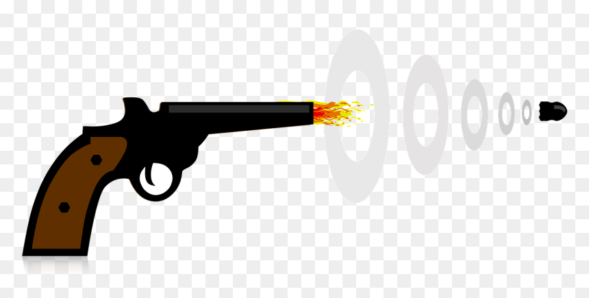Gunshot Clip Art, HD Png Download - gun fire png