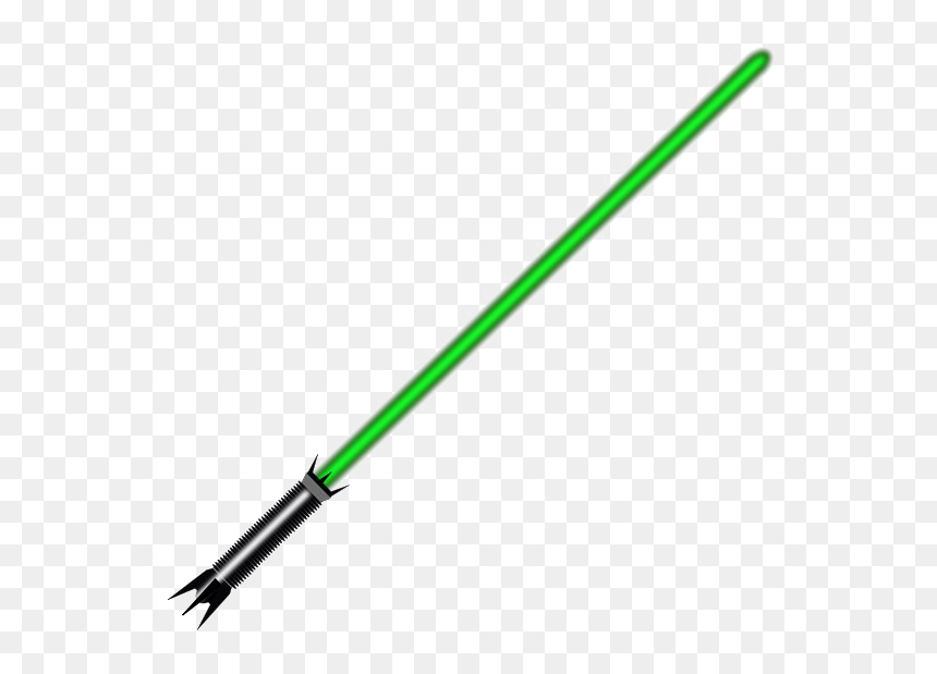 Green Lightsaber Png High-quality Image - Lightsaber Clip Art, Transparent Png - green lightsaber png