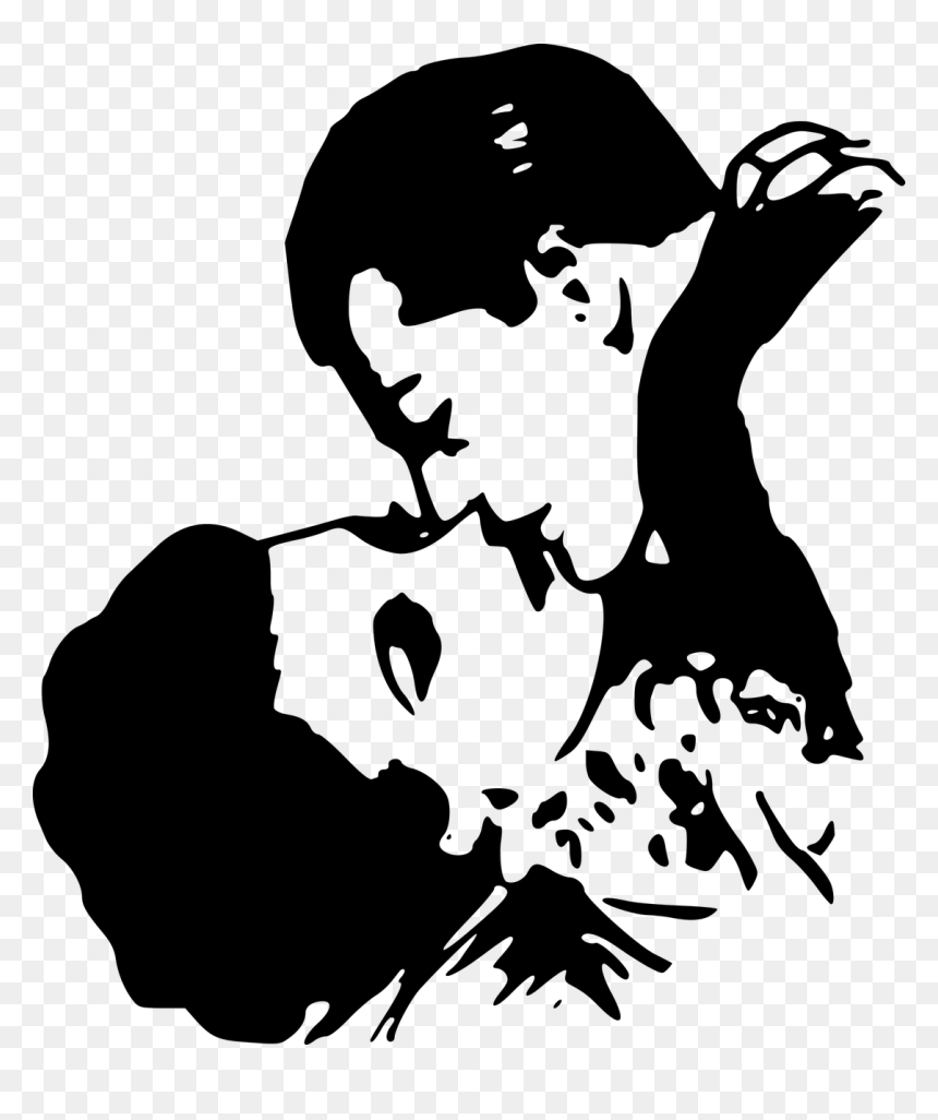 Kissing Clipart, HD Png Download - retro png