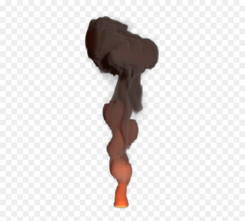 Cartoon Smoke Trail Png - Chocolate Ice Cream, Transparent Png - smoke trail png