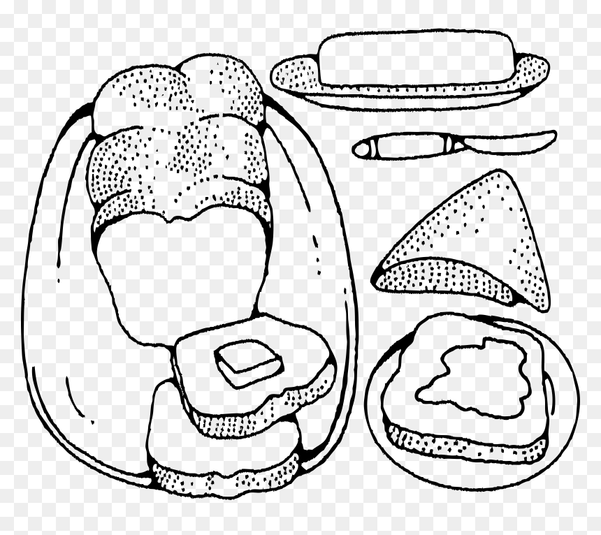 Bread And Butter Clip Arts, HD Png Download - butter png