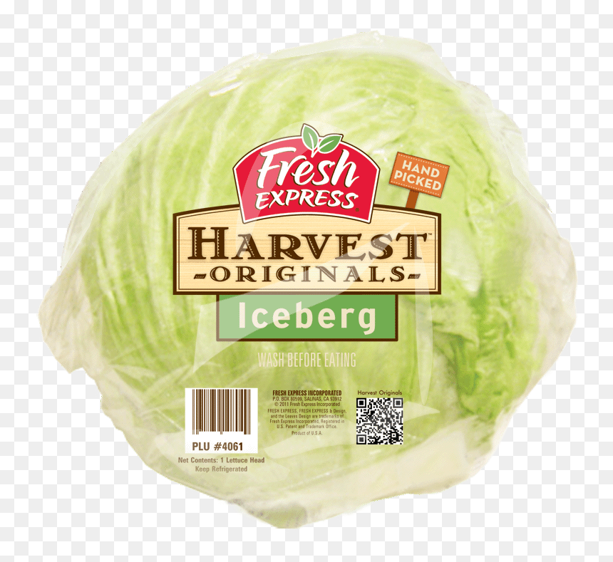 Transparent Head Of Lettuce Png - Fresh Express Salad, Png Download - lettuce png