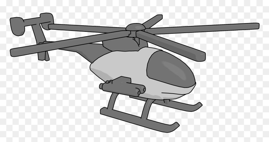 Observation Scout Helicopter W Rocket V1 Clipart Png - Helicopter Rotor, Transparent Png - smoke trail png