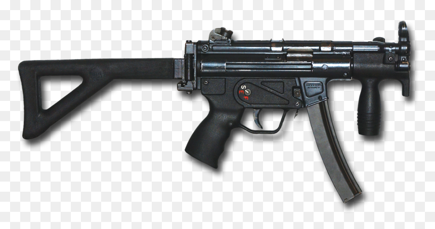 Mp5k Submachine Gun Nobg - Escape From Tarkov Aks 74u, HD Png Download - gun fire png