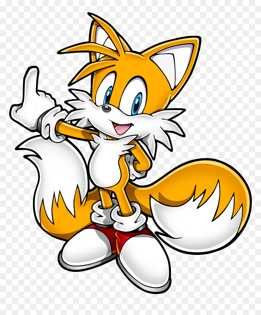 Sonic Rush Adventure Tails, HD Png Download - retro png
