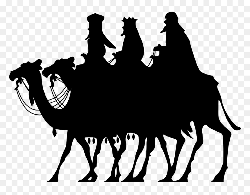 Christmas Cards Messages, HD Png Download - nativity silhouette png