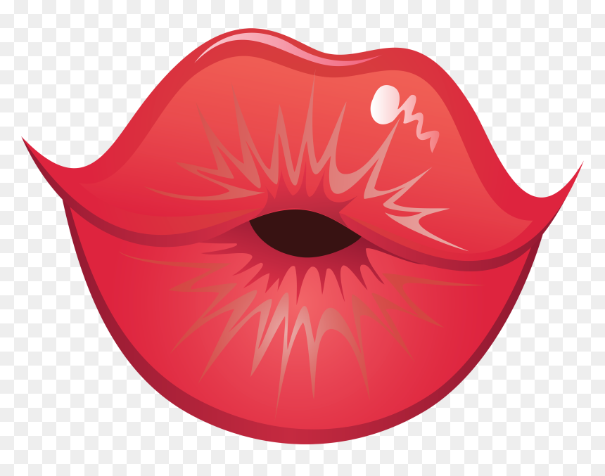 Kiss-lips - Kiss Lips Clipart Png, Transparent Png - lipstick kiss png