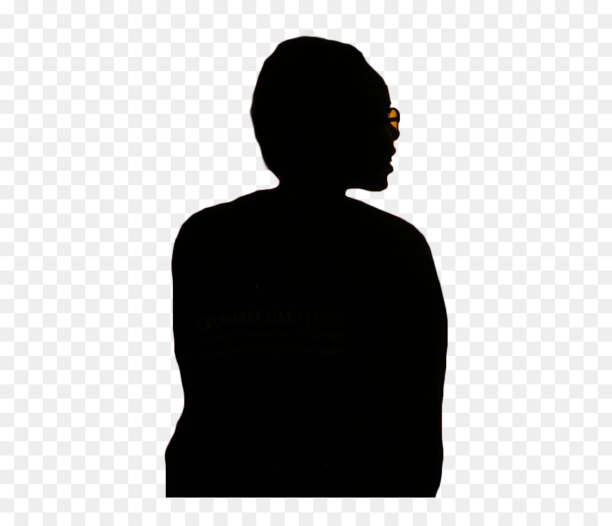 Male Silhouette Looking Down, HD Png Download - people looking png