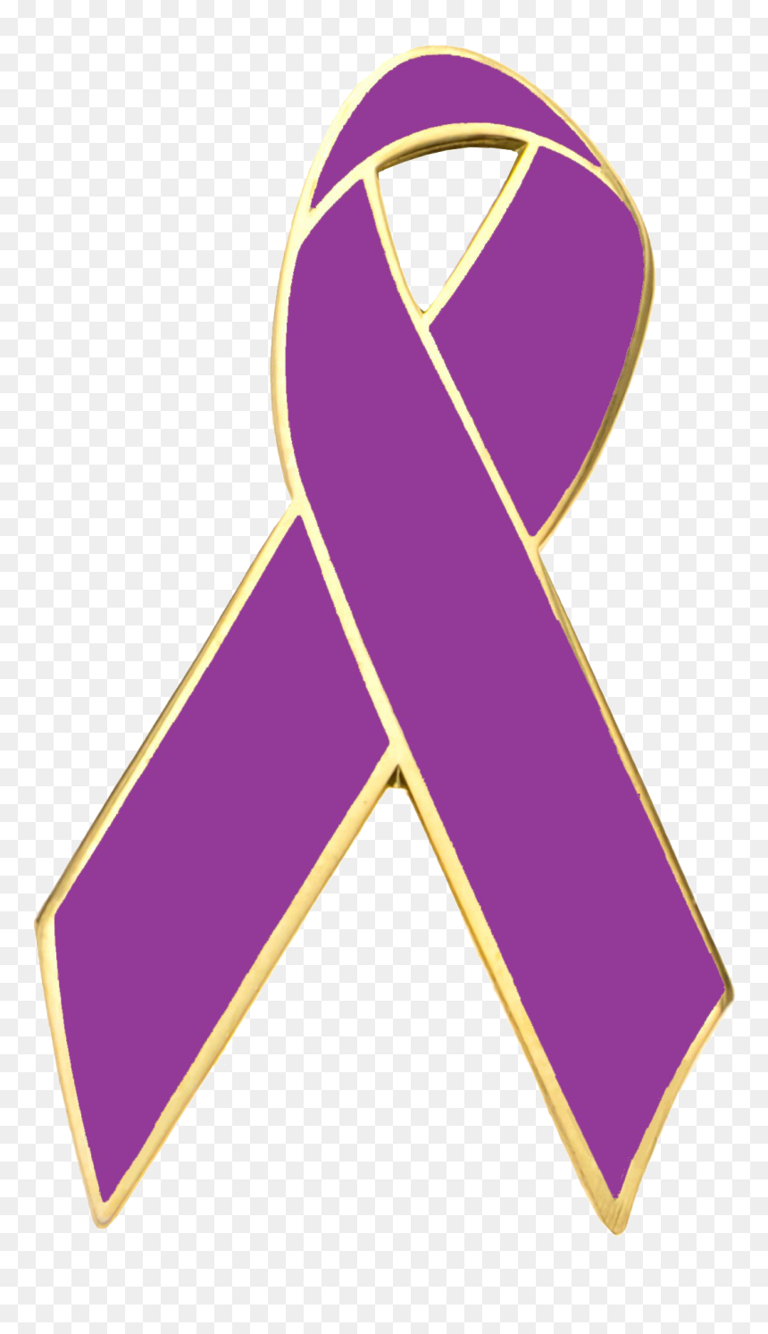 Purple Awareness Ribbon Png Transparent Picture - Periwinkle Awareness Ribbon, Png Download - purple ribbon png