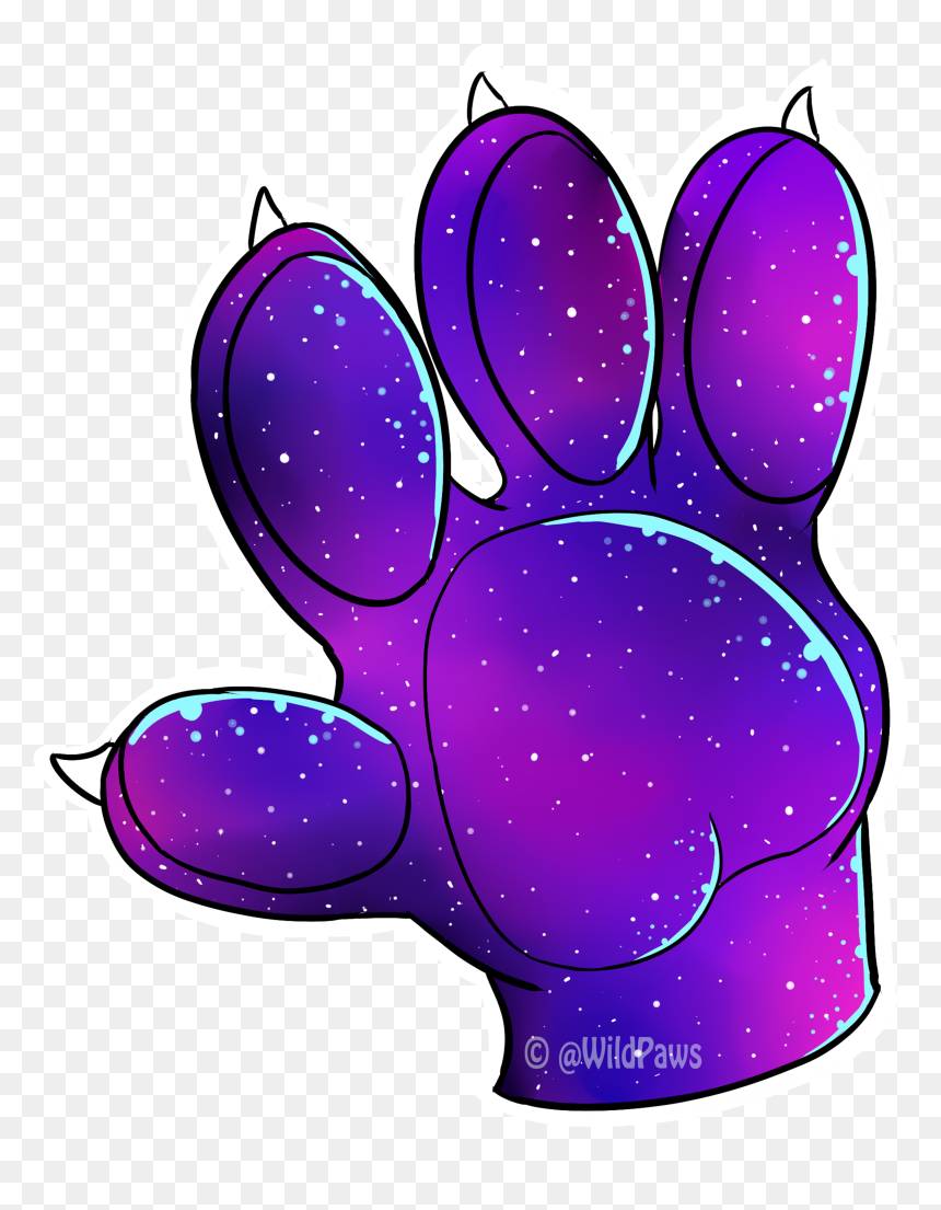 Furry Pride Wm Tshirt - Furry Paw Print, HD Png Download - furry png