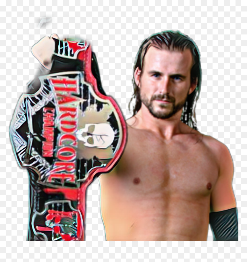 Adam Cole @the Adam Cole Baybay Won The Hardcore Championship - Barechested, HD Png Download - adam cole png