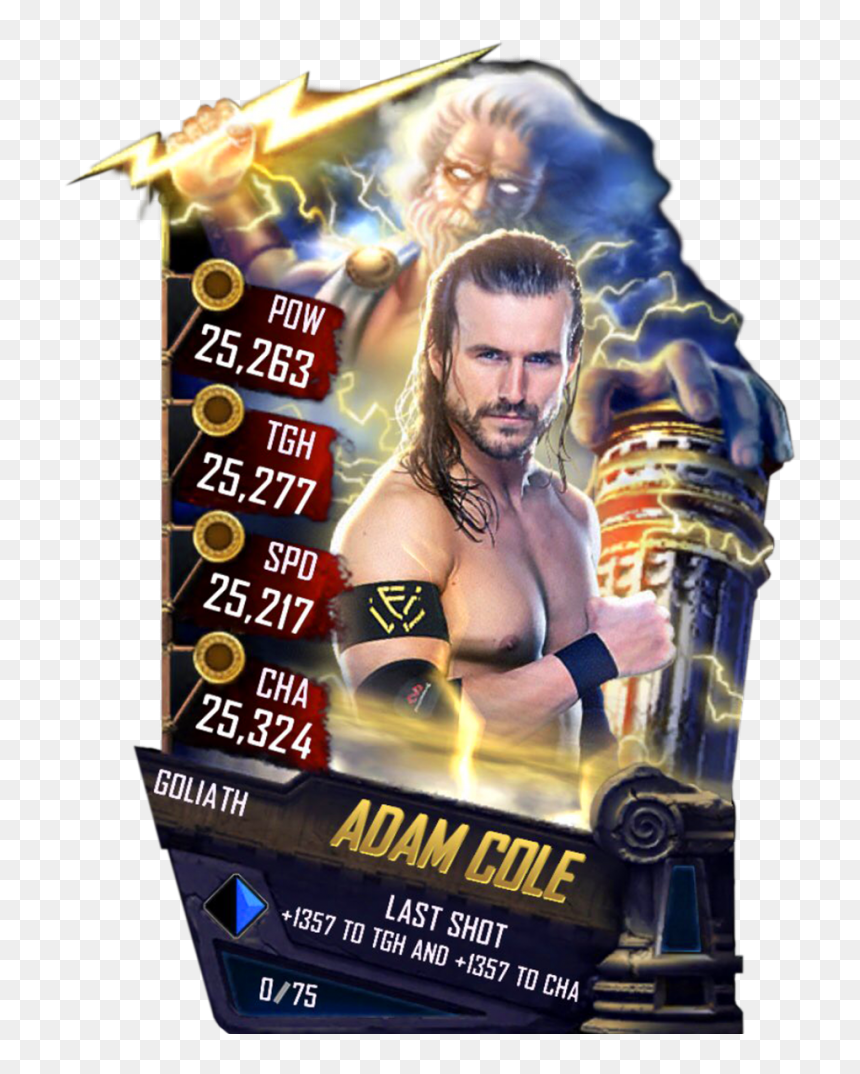 Adamcole S4 20 Goliath Fusion - Adam Cole Goliath Supercard, HD Png Download - adam cole png
